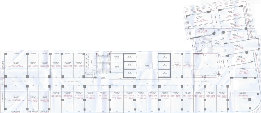 Floor Plan of Millennium Business Hub 3 in Punagam, Surat - Image 372230