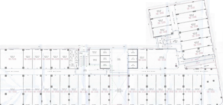 Floor Plan of Millennium Business Hub 3 in Punagam, Surat - Image 372228