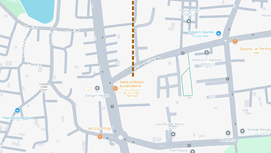Location of Parth Nexus Horizon in Dabholi, Surat - Image 372250