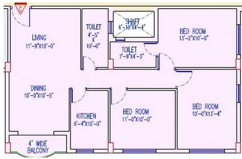 3 BHK Flat in Arihant Garden in Rajarhat, Kolkata - Image 905666