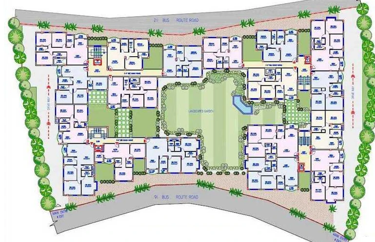 Master Plan of Arihant Garden in Rajarhat, Kolkata - Image 374635