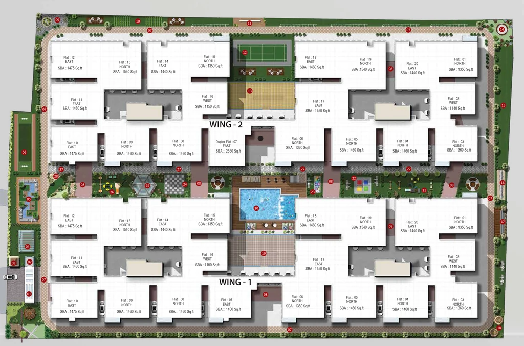 Master Plan of United Projects Greencity in Doddakammanahalli, Bangalore - Image 374386