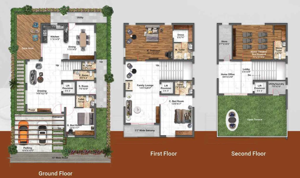 4 BHK House/Villa in KGR Anandam Villas in Tukkuguda, Hyderabad - Image 904553