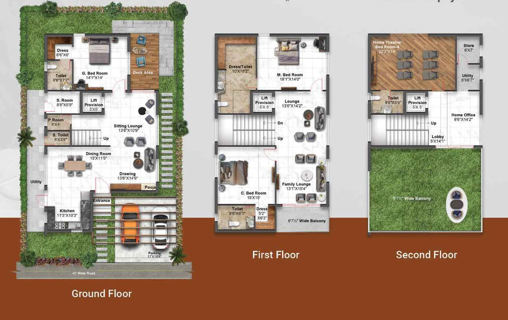 4 BHK House/Villa in KGR Anandam Villas in Tukkuguda, Hyderabad - Image 904554