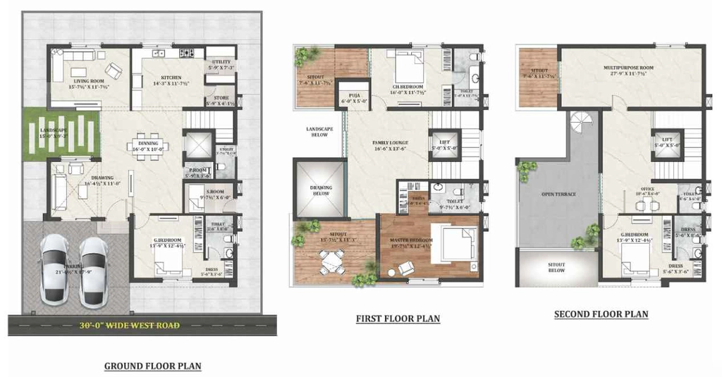 4 BHK House/Villa in Manju Mythri Opus Greens in Kollur, Hyderabad - Image 904569