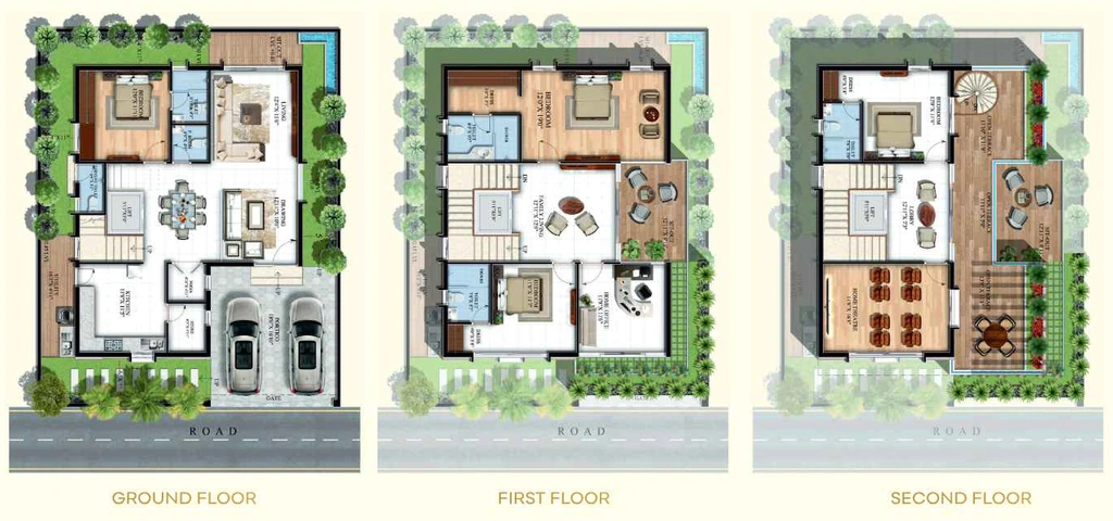 4 BHK House/Villa in Praneeta Santorini Villas in Mokila, Hyderabad - Image 904578