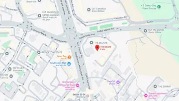 Location of DLF The Belaire - Image 374682