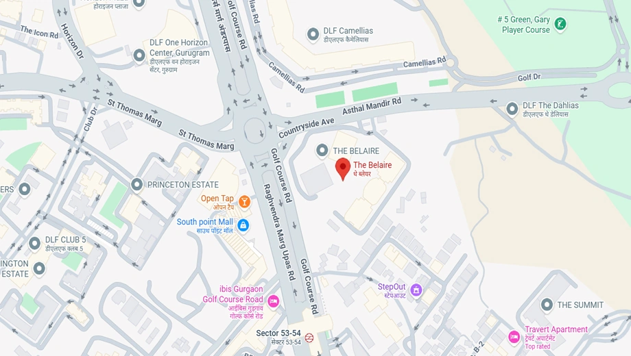Location of DLF The Belaire in Sector 54, Gurgaon - Image 374682