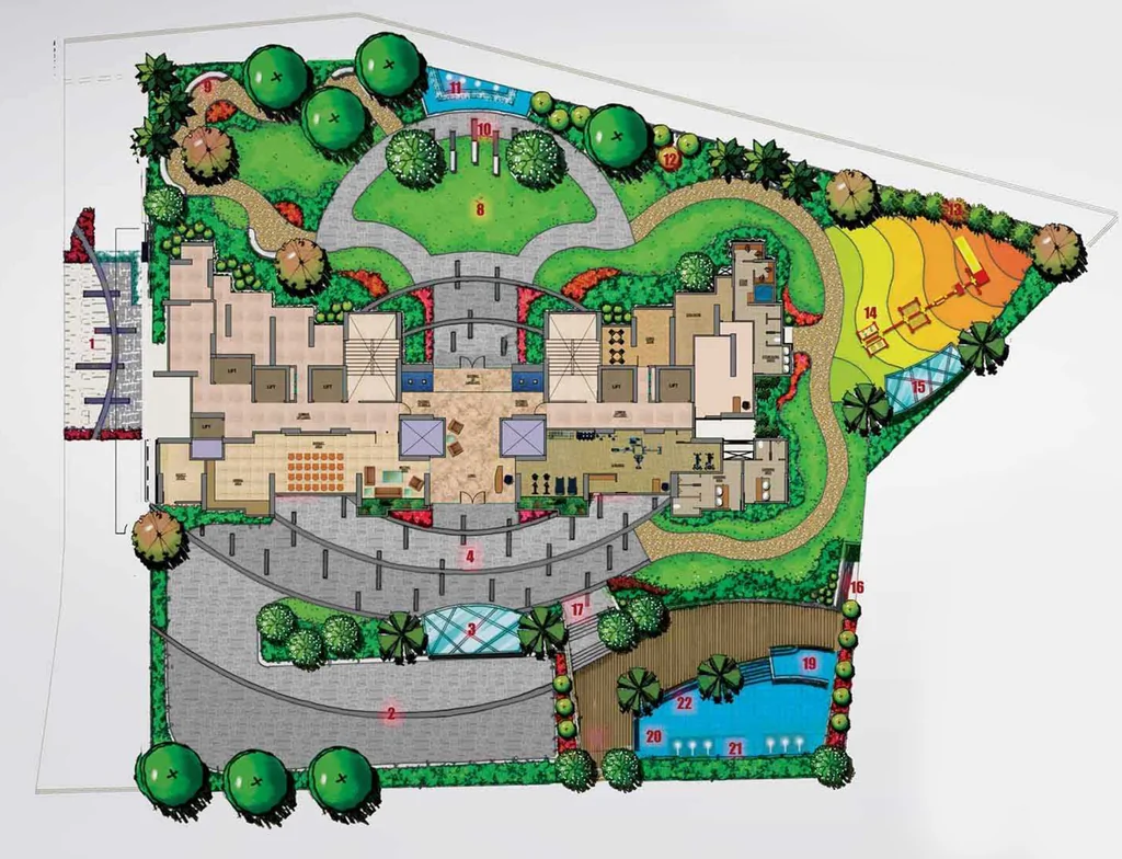 Master Plan of Mayfair Hillcrest in Vikhroli West, Mumbai - Image 372503