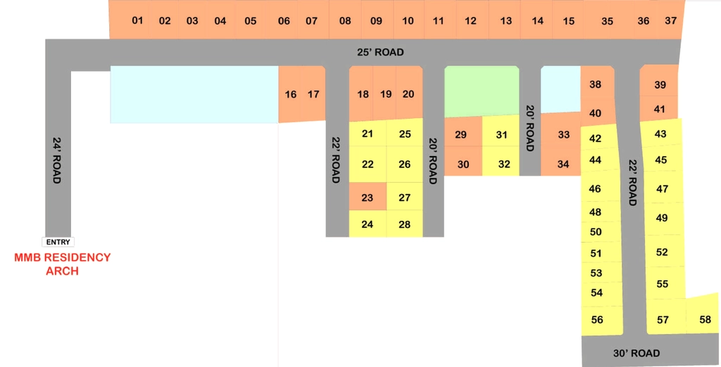 Master Plan of JR MMB Residency in Selaiyur, Chennai - Image 372415