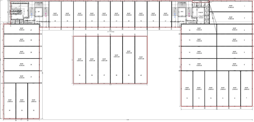 Floor Plan of Omkar Orchid Hub in Bardoli, Surat - Image 372430