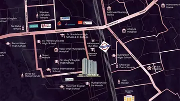 Location of Commercial PB Majestic Tower A - Image 372675