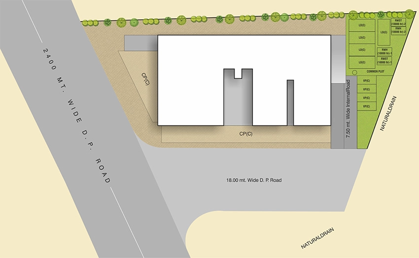 Master Plan of Oasis Business Hub in Bardoli, Surat - Image 372445