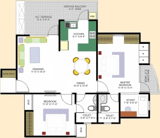 3 BHK Flat in Dasnac Designarch E Homes in Surajpur, Greater Noida - Image 905676