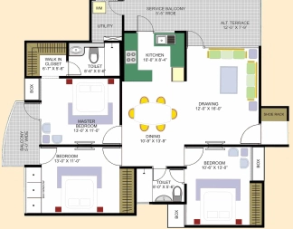 3 BHK Flat in Dasnac Designarch E Homes in Surajpur, Greater Noida - Image 905678