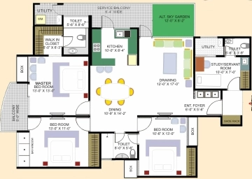 4 BHK Flat in Dasnac Designarch E Homes in Surajpur, Greater Noida - Image 905679