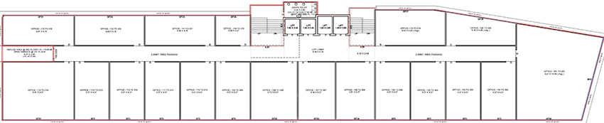 Floor Plan of Origin Pramukh Landmark in Mota Varachha, Surat - Image 372484