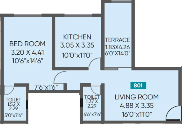 1 BHK Flat in ARP River Crest in Bhugaon, Pune - Image 904703