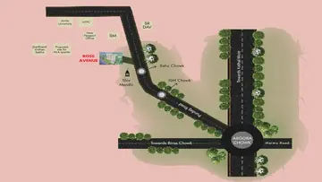 Location of Sarswati Rose Avenue - Image 372492