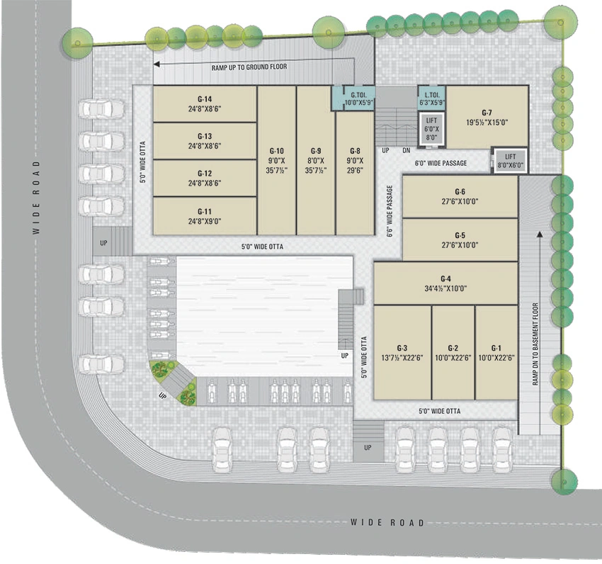 Master Plan of Parle Square in Katargam, Surat - Image 372534