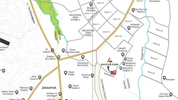 Location of Commercial Nandita Mayfair Park - Image 372641