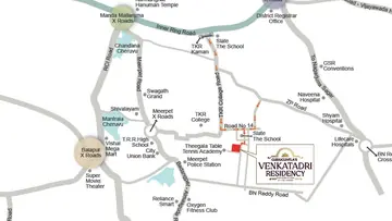 Location of PSR Venkatadri Residency - Image 372810