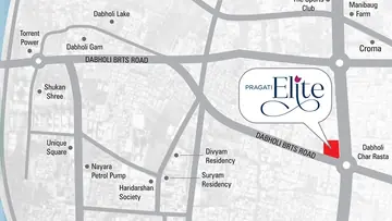 Location of Pragati Elite - Image 372550
