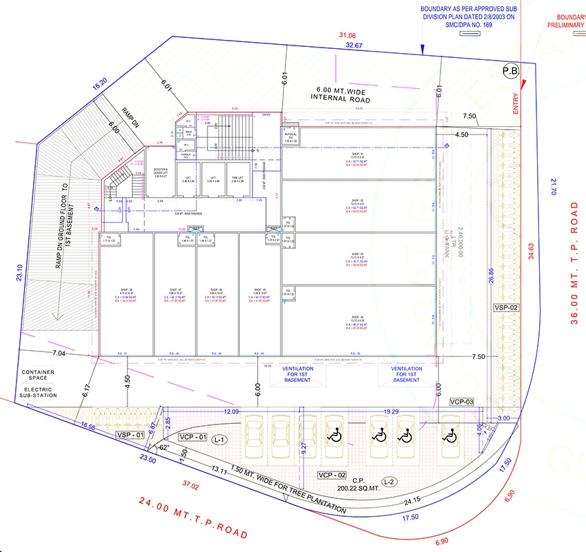 Master Plan of Pragati Elite in Katargam, Surat - Image 372551