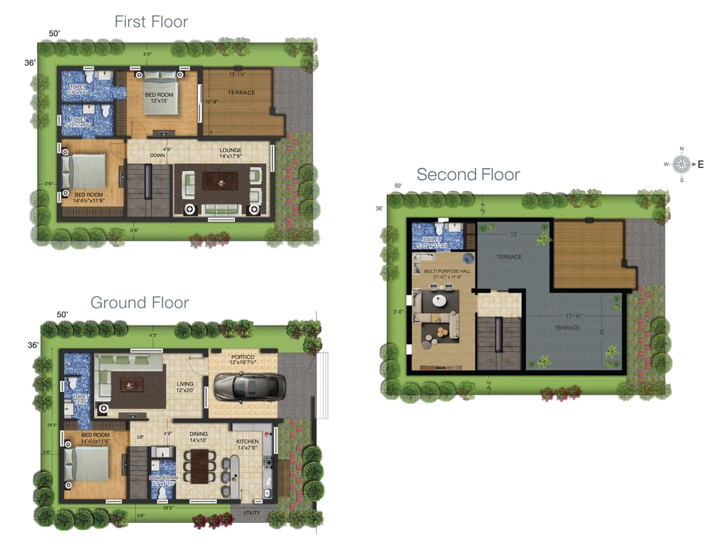 3 BHK House/Villa in Red Rose Valley in Mamidpally, Hyderabad - Image 904844