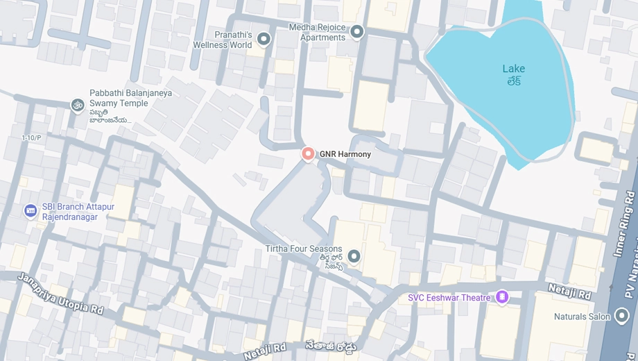 Location of Rami Reddy GNR Harmony in Attapur, Hyderabad - Image 372907