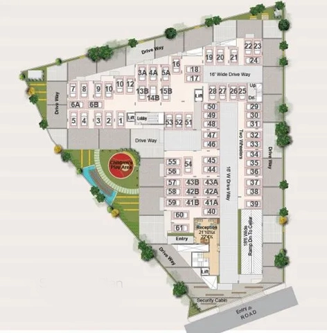 Master Plan of Rami Reddy GNR Harmony in Attapur, Hyderabad - Image 372906