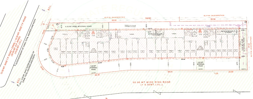 Master Plan of Pratishtha Trade Center in Choryasi, Surat - Image 372603
