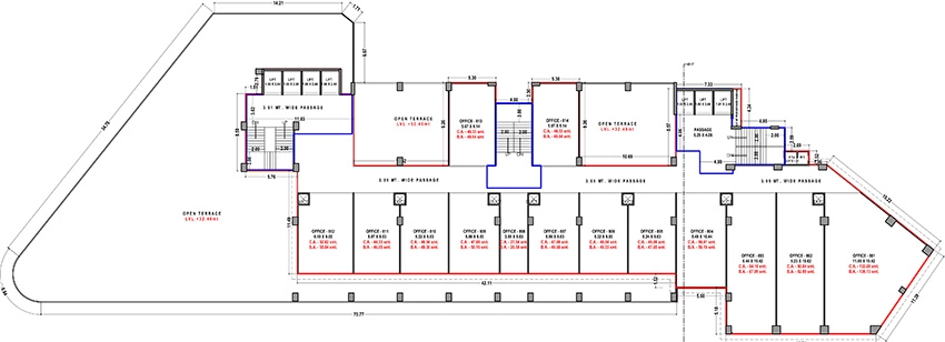 Floor Plan of Prayosha Crown in Dindoli, Surat - Image 372622