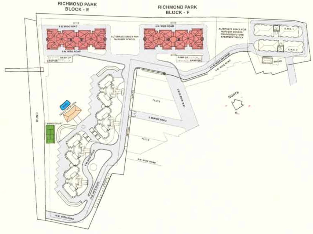 Master Plan of DLF Richmond Park in Sector 43, Gurgaon - Image 374674