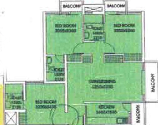 3 BHK Flat in Ansal Sushant Apartments in Sushant Lok 1, Gurgaon - Image 905658