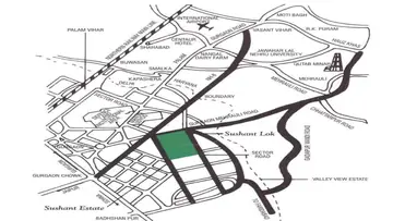 Location of Ansal Sushant Apartments - Image 374617