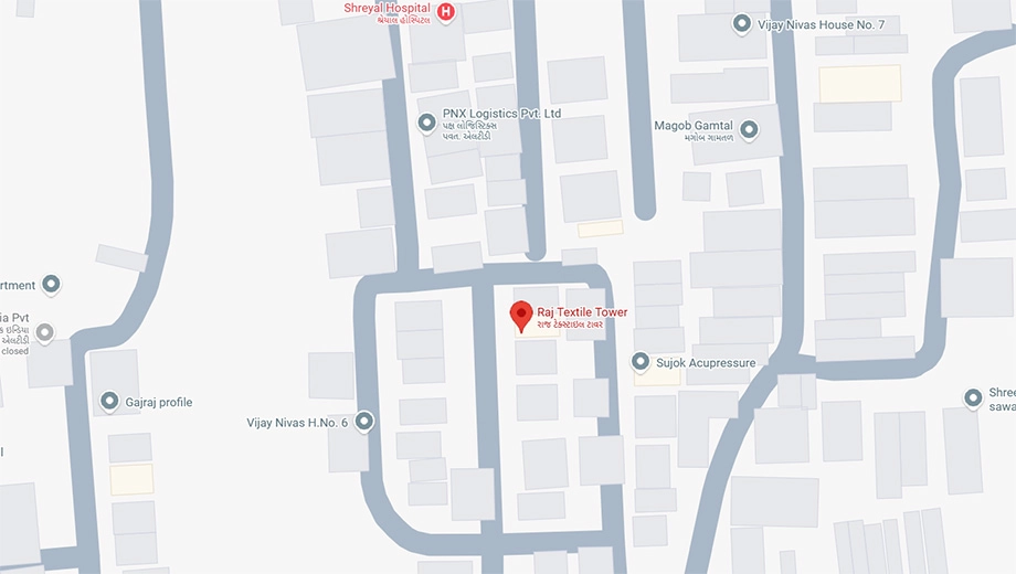 Location of Raj Textile Tower in Magob, Surat - Image 372645