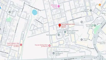 Location of CGHS The Rama Apartment - Image 374660
