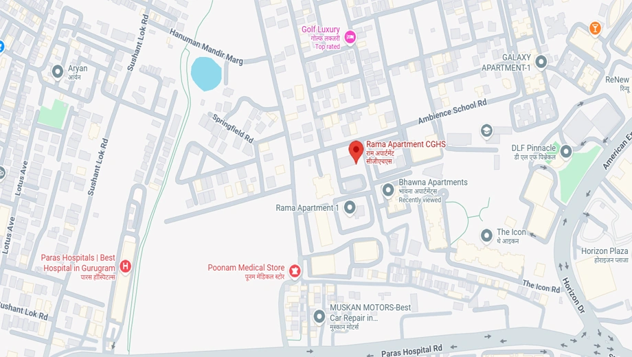 Location of CGHS The Rama Apartment in Sector 43, Gurgaon - Image 374660