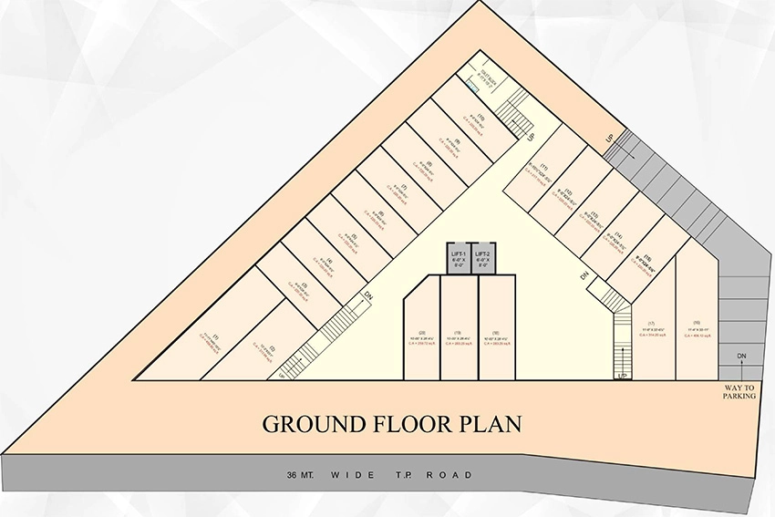Master Plan of Rajshakha Earth Plaza in Adajan, Surat - Image 372680