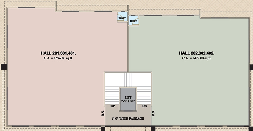 Floor Plan of Ramaay Shantam in Nana Varachha, Surat - Image 372688