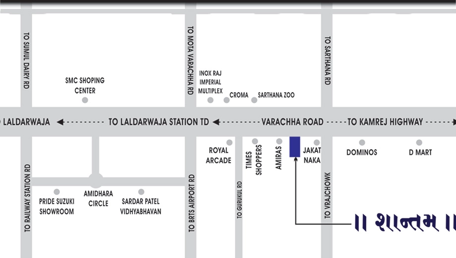 Location of Ramaay Shantam in Nana Varachha, Surat - Image 372686