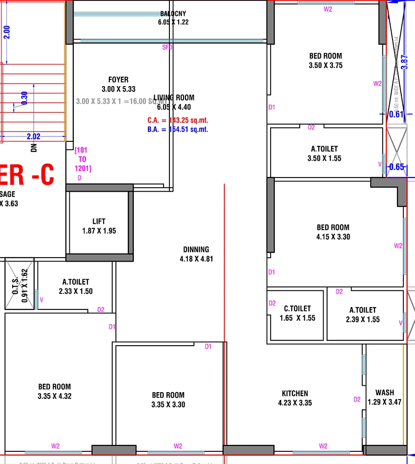 2 BHK Flat in Nathiba Divyabhoomi in Vesu, Surat - Image 905473