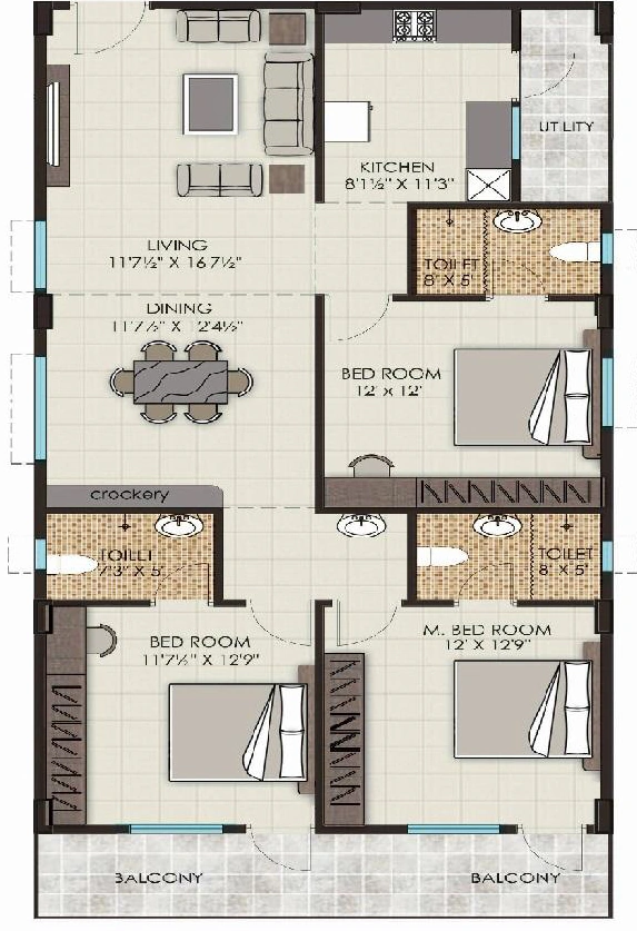 3 BHK Flat in Sagara The Address in Madhurawada, Visakhapatnam - Image 905697