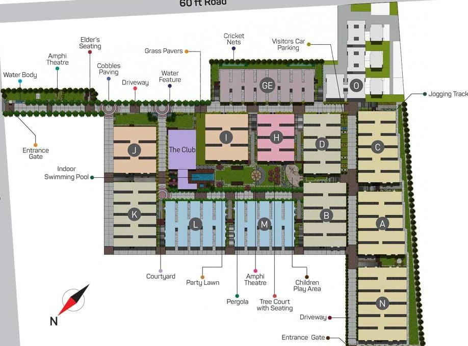 Master Plan of Sagara The Address in Madhurawada, Visakhapatnam - Image 374727