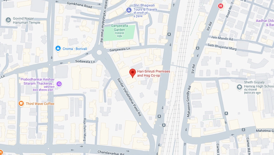 Location of Aditya Hari Smruti CHS in Borivali West, Mumbai - Image 372743