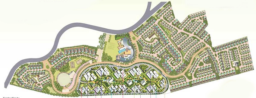 Master Plan of Hill County Apartment in Nizampet, Hyderabad - Image 374578