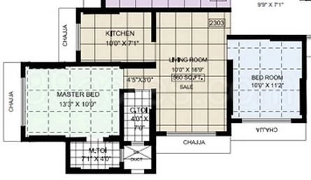 2 BHK Flat in Aditya Pritisangam CHS in Borivali West, Mumbai - Image 904802