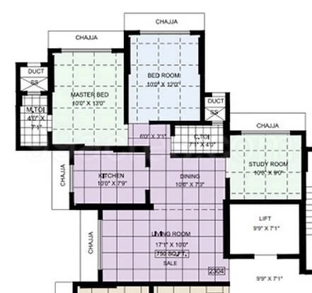 2 BHK Flat in Aditya Pritisangam CHS in Borivali West, Mumbai - Image 904803
