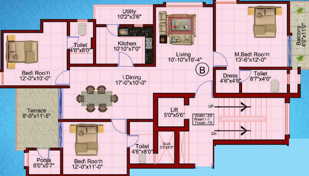 3 BHK Flat in Ganpati Enclave in Bariatu, Ranchi - Image 904816